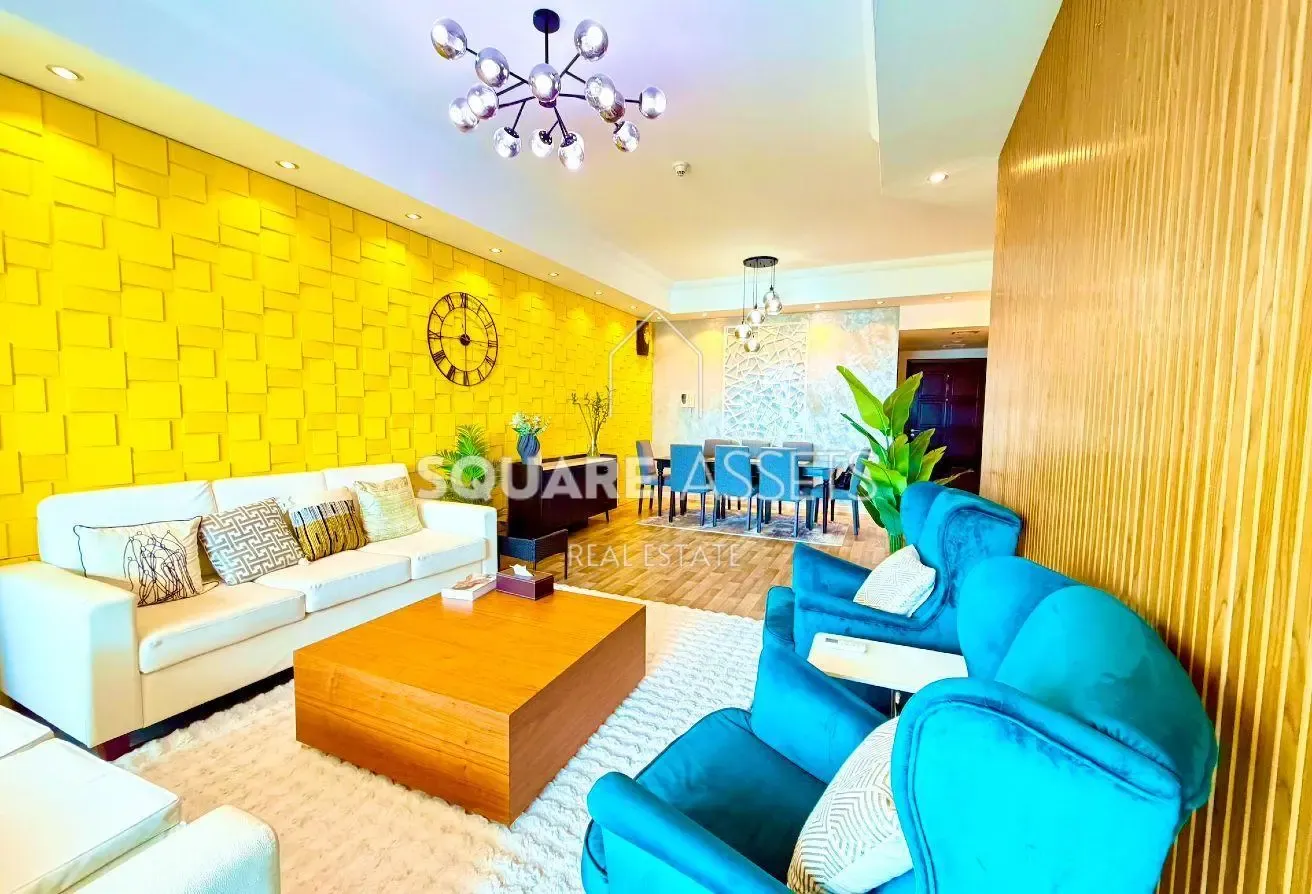 Furnished  3BR | Maids + Study | Canal - Burj View