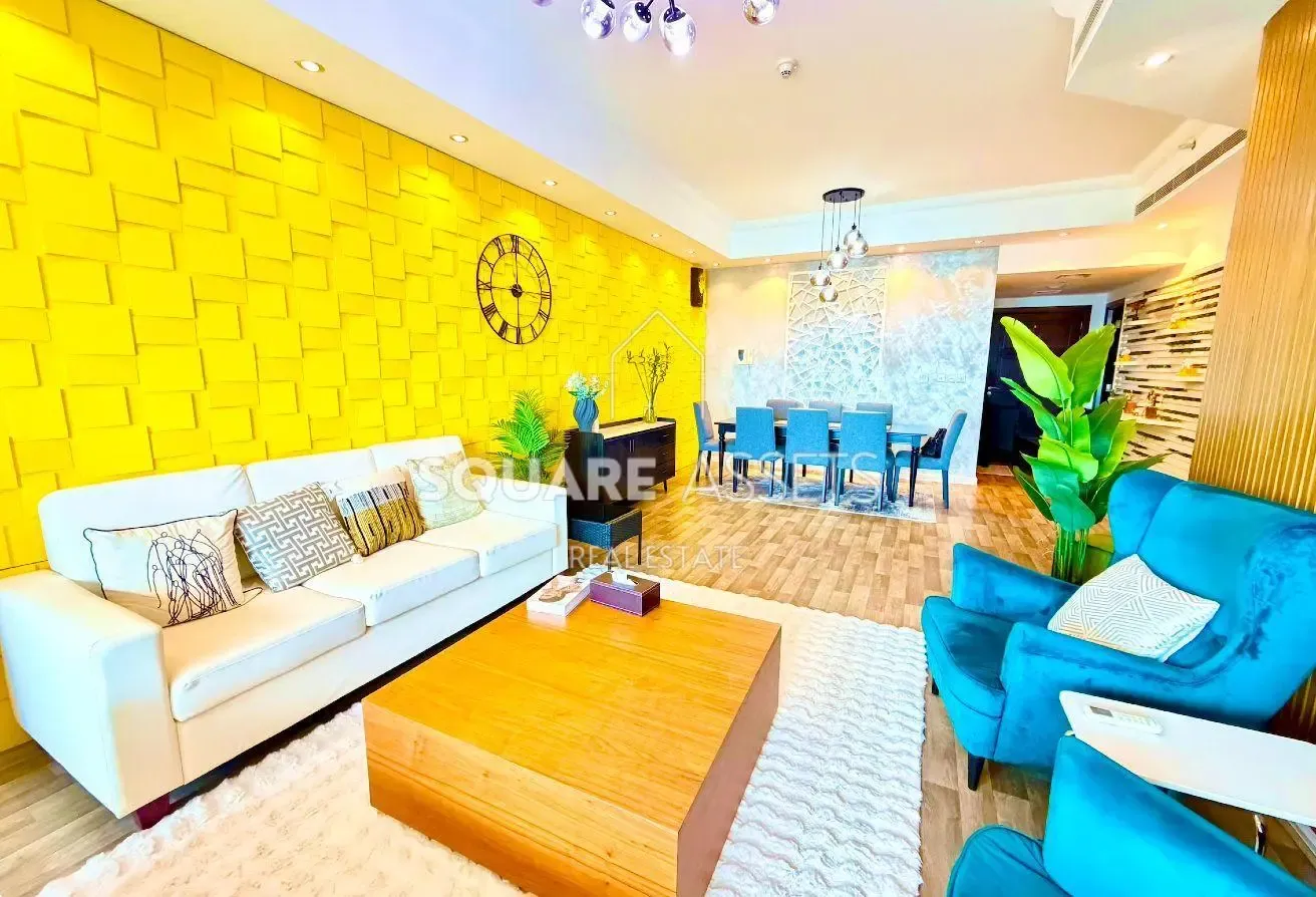 Furnished  3BR | Maids + Study | Canal - Burj View