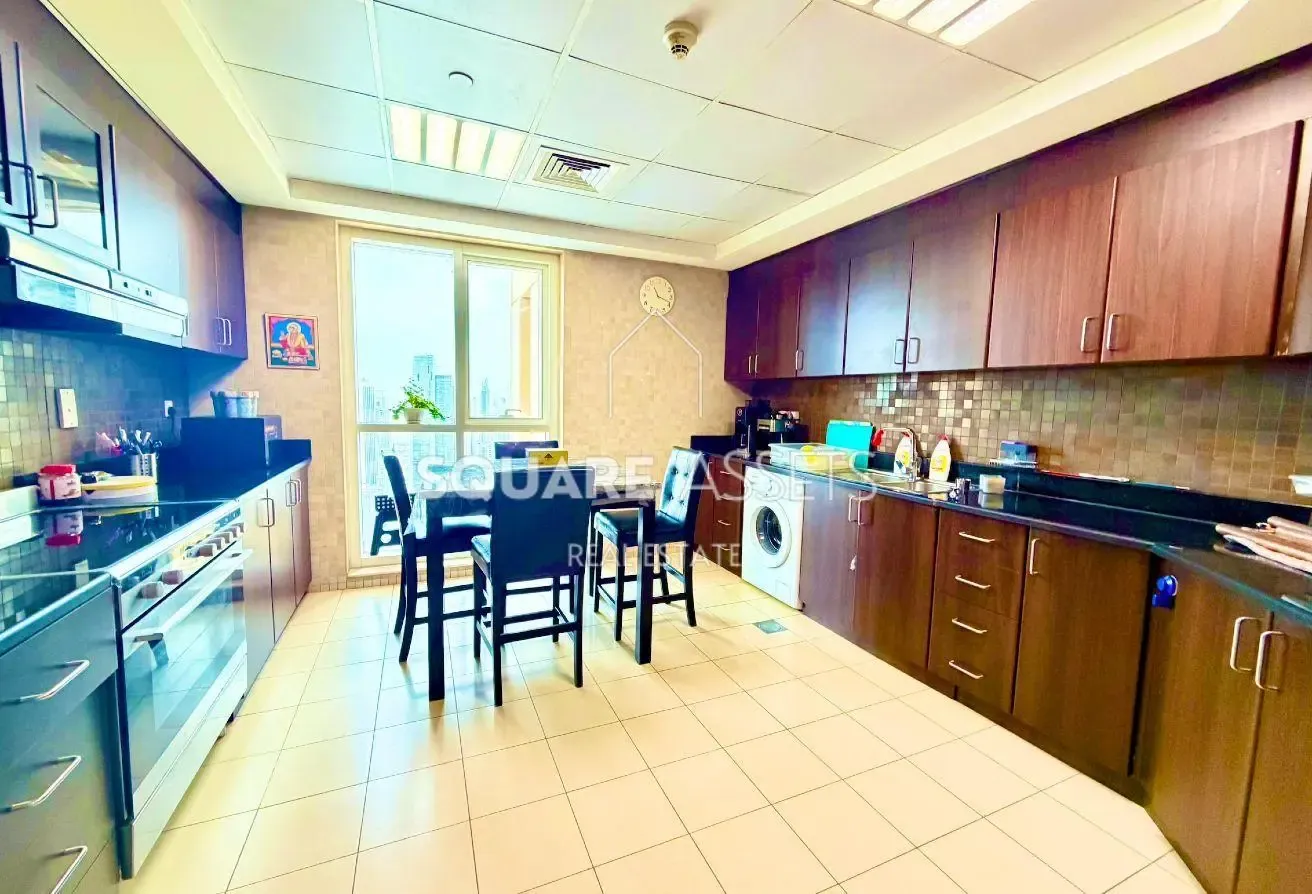 Furnished  3BR | Maids + Study | Canal - Burj View