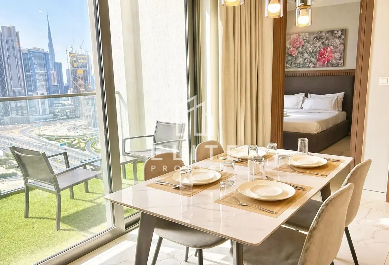 Top Floor | Furnished | Burj + Skyline Views