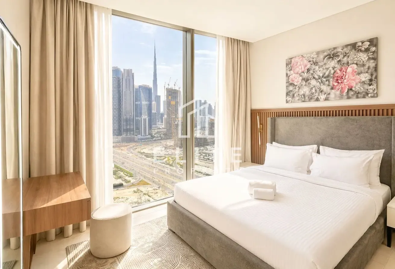 Top Floor | Furnished | Burj + Skyline Views