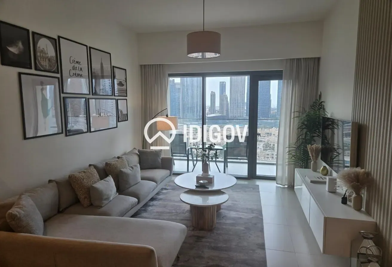 Full Burj Khalifa View | High Floor | Furnished