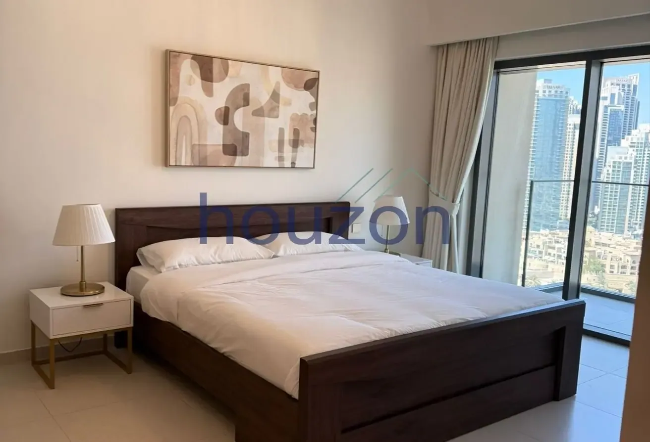 Burj Khalifa View 2BR | Furnished | Vacant