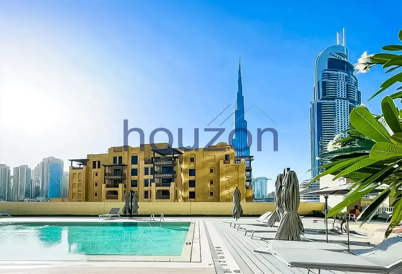 Burj Khalifa View 2BR | Furnished | Vacant
