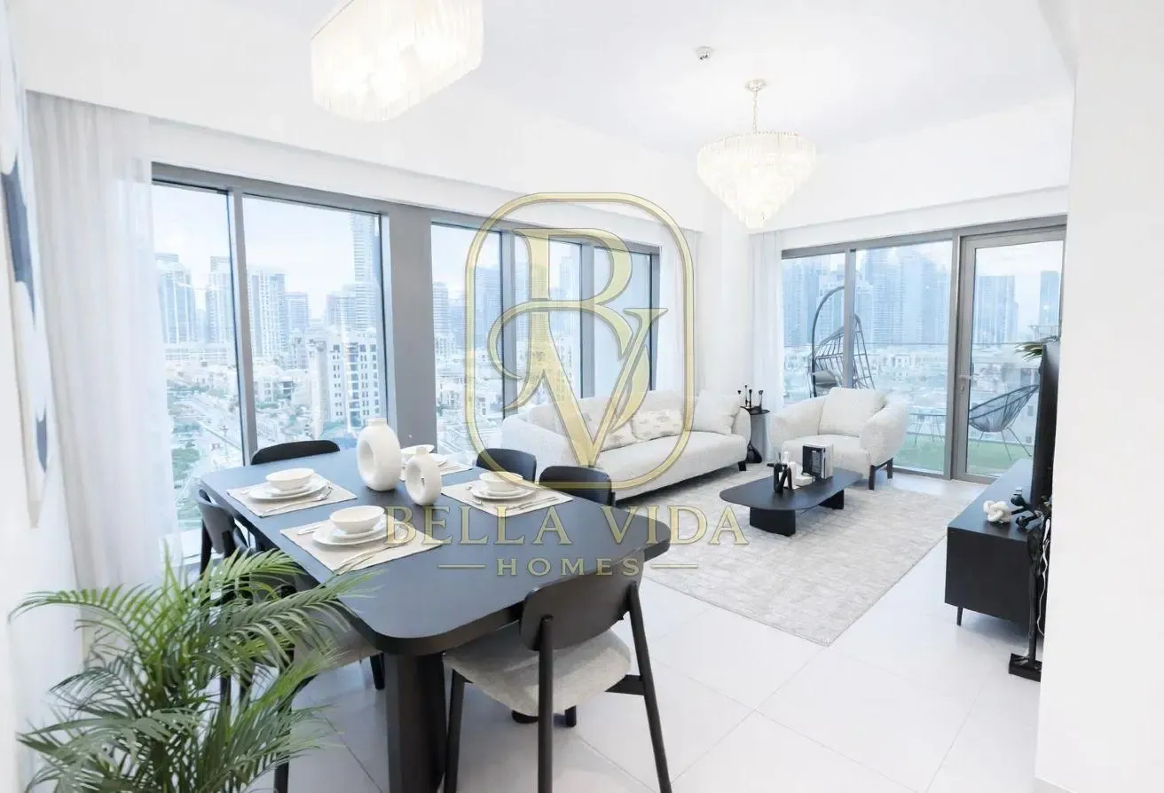 2 BR Apartment with Burj Khalifa & Fountain View