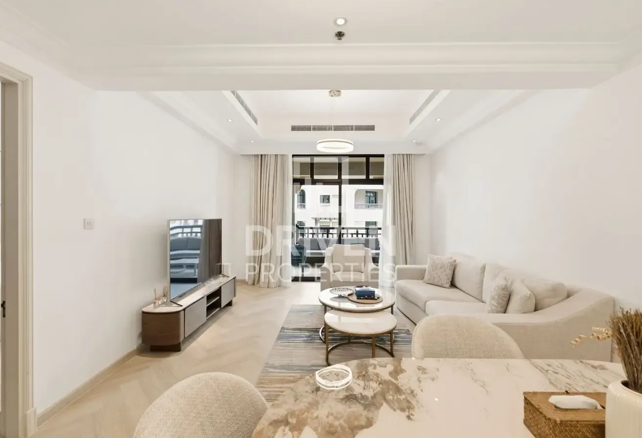 Burj View | Upgraded and Furnished | Vacant Apt
