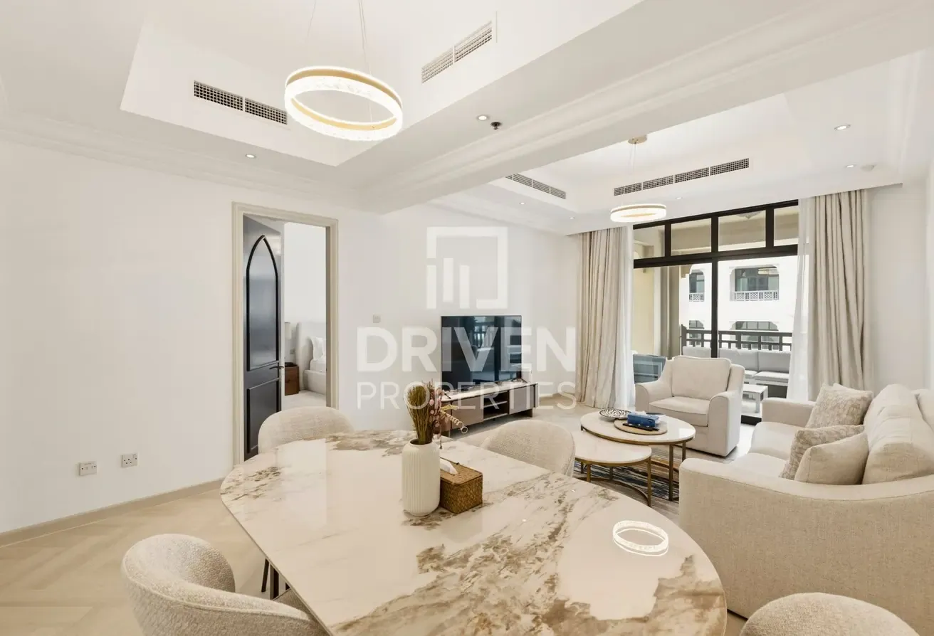 Burj View | Upgraded and Furnished | Vacant Apt