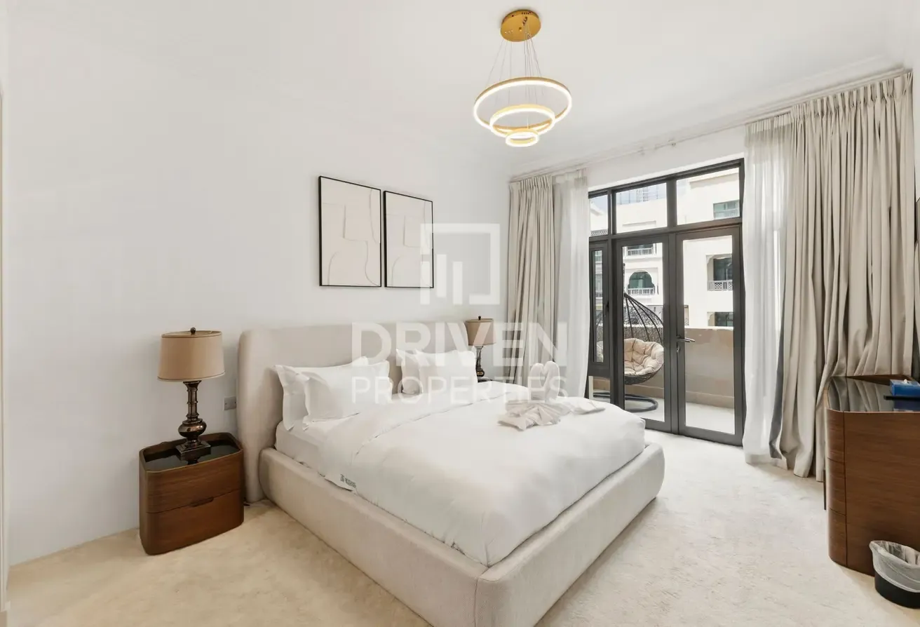 Burj View | Upgraded and Furnished | Vacant Apt