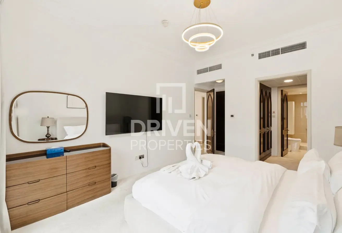 Burj View | Upgraded and Furnished | Vacant Apt