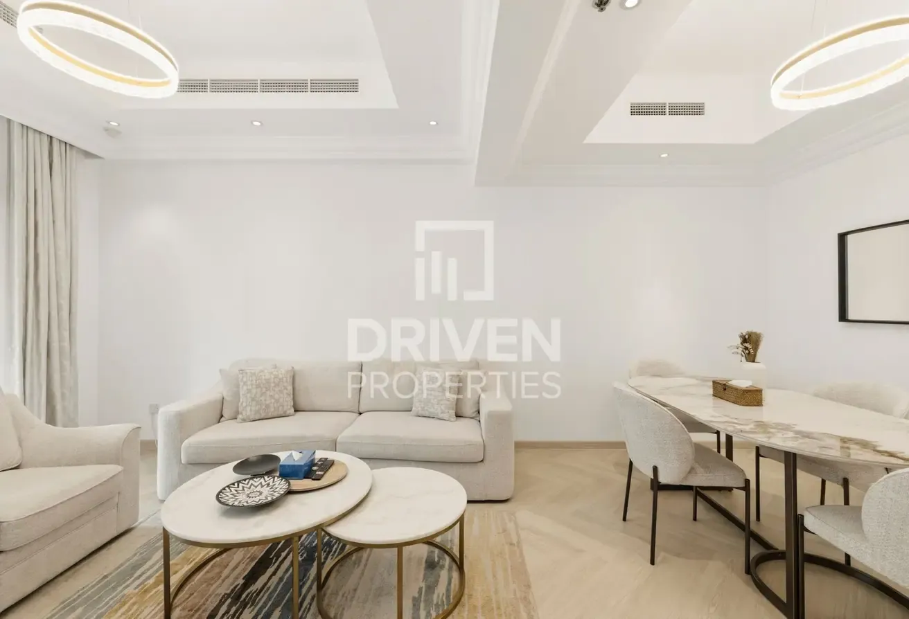 Burj View | Upgraded and Furnished | Vacant Apt