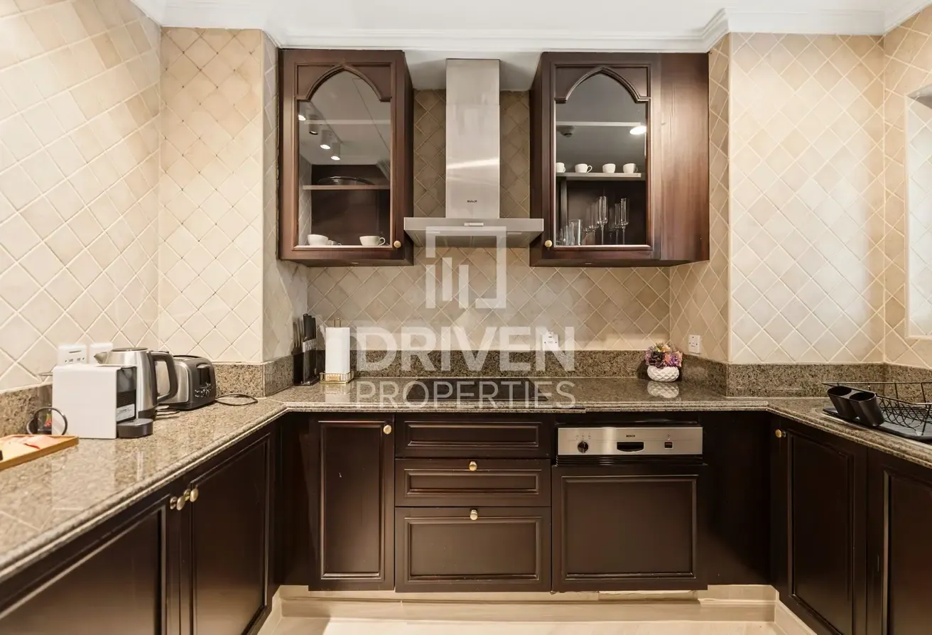 Burj View | Upgraded and Furnished | Vacant Apt