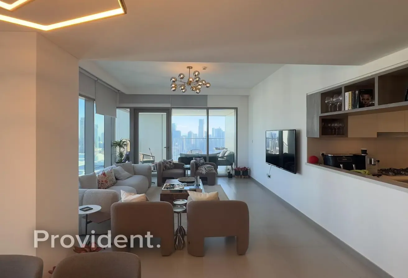 3BR + Maid | Furnished | Burj and Fountain View