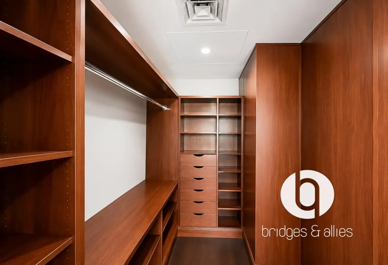 WALK IN CLOSET | 1 BED WITH PARTIAL BURJ VIEW