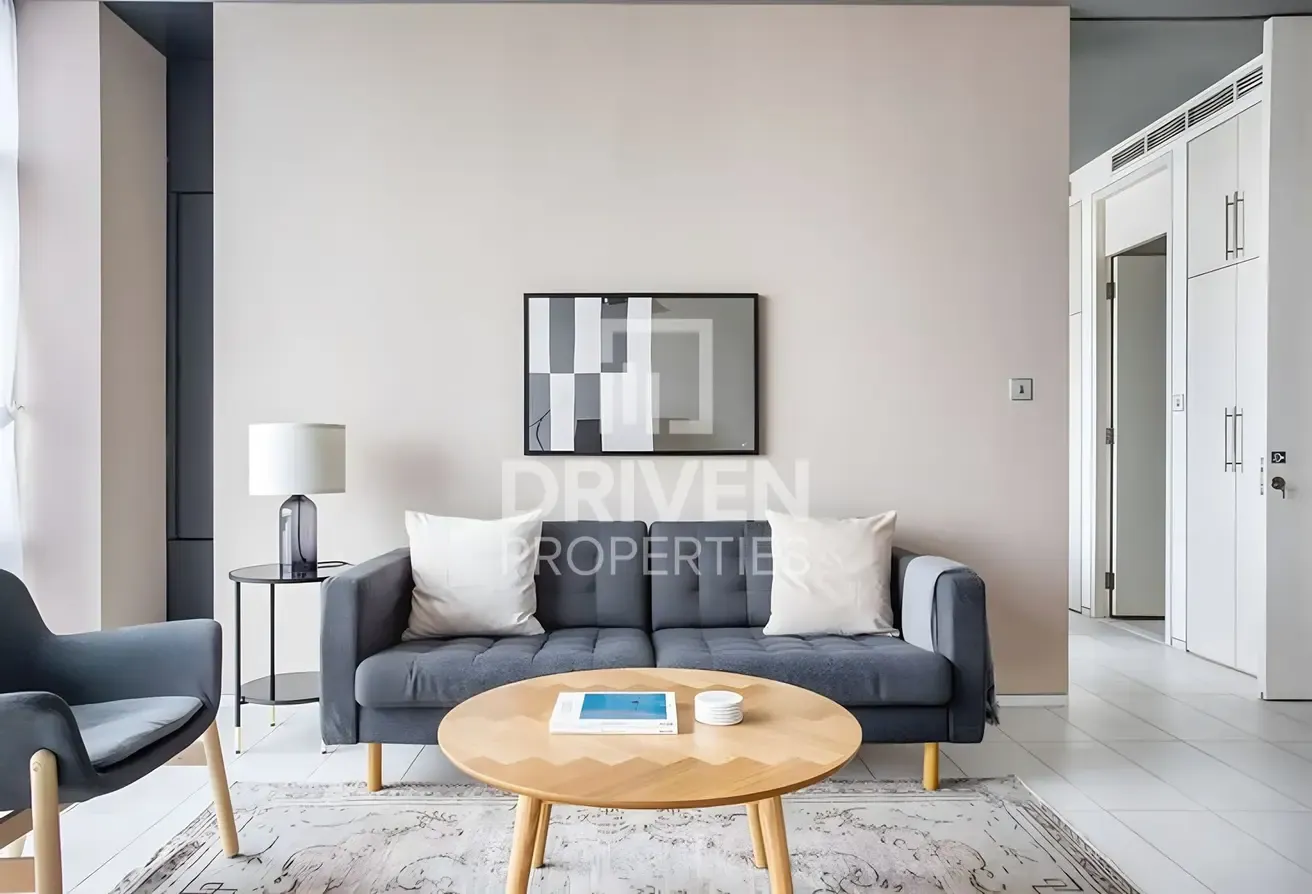 Furnished with Clear Burj View | High floor