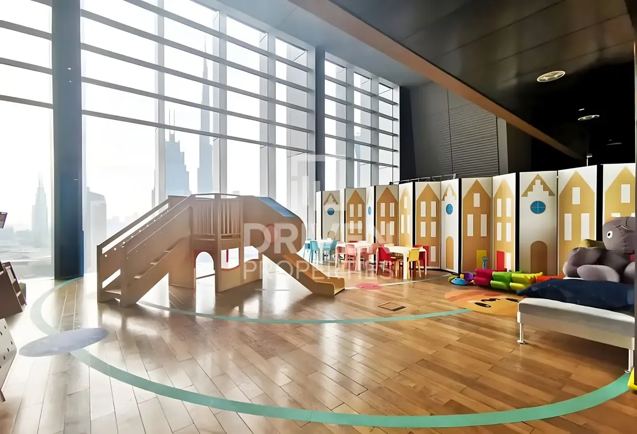 Furnished with Clear Burj View | High floor