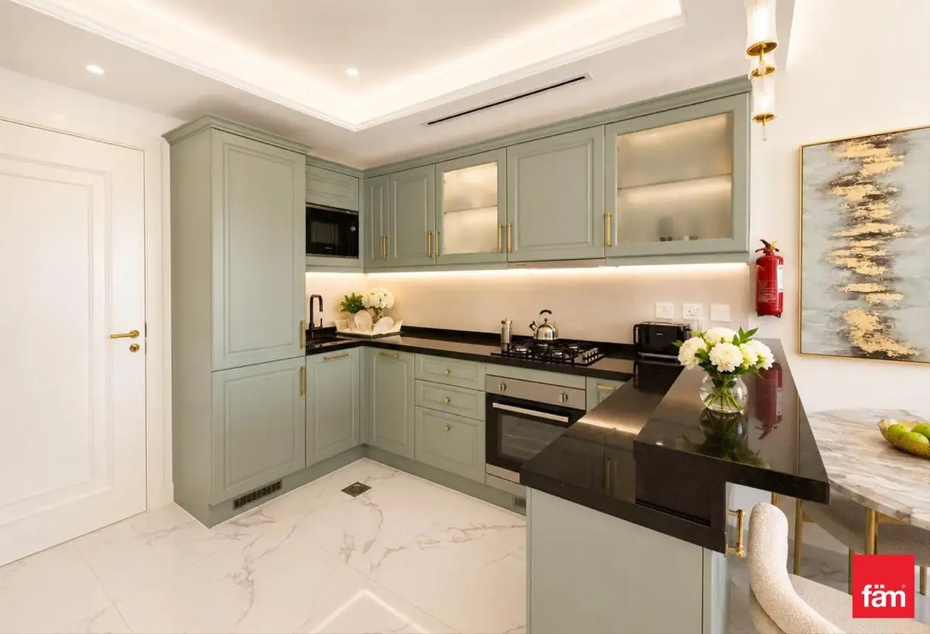 1br Furnished Middle Floor Miracle Garden Nearby