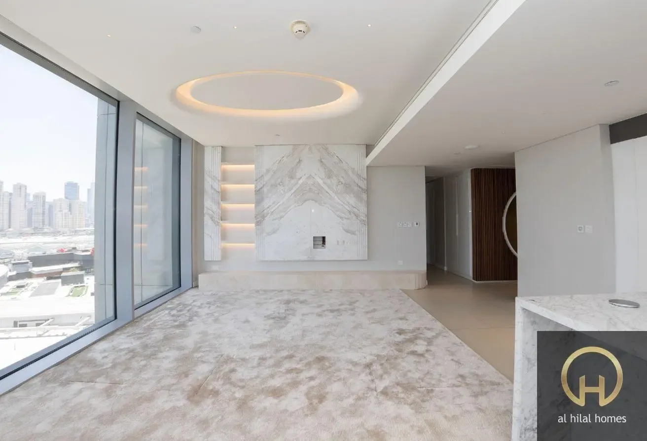 Elegant 3BR+Maid | Panoramic Sea & Ain Dubai View