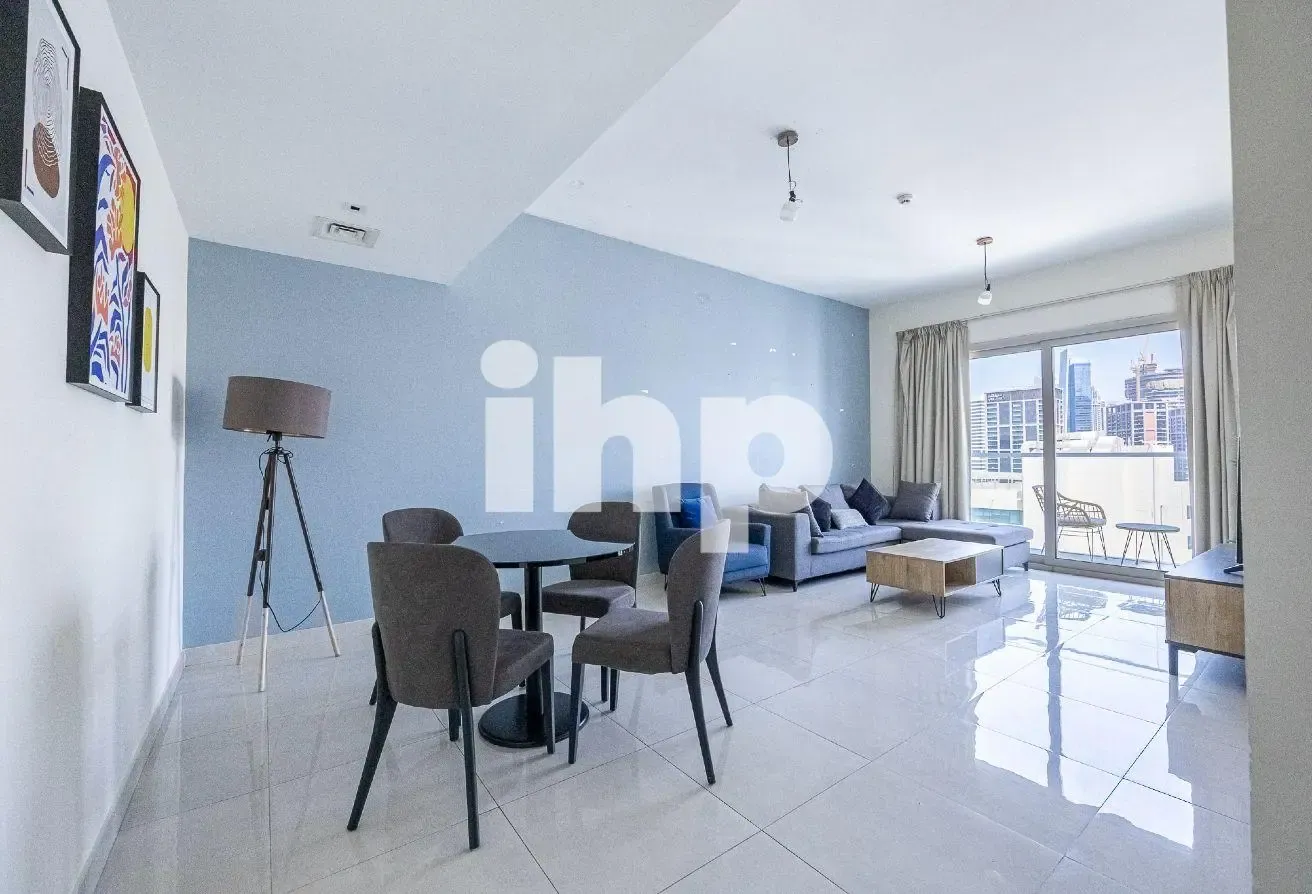 High Floor | Canal & Burj view | Semi furnished