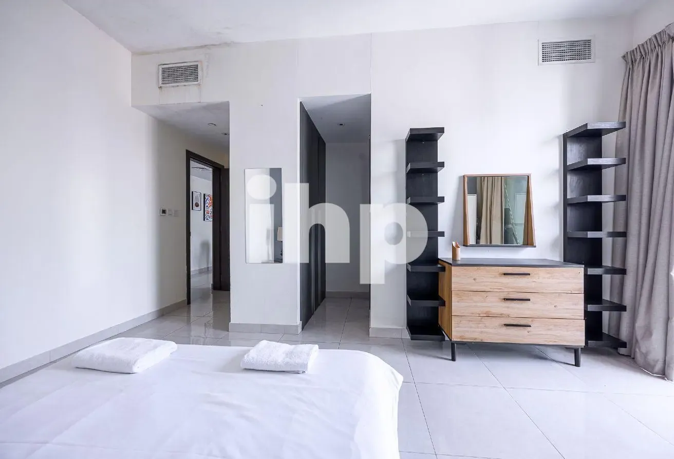 High Floor | Canal & Burj view | Semi furnished