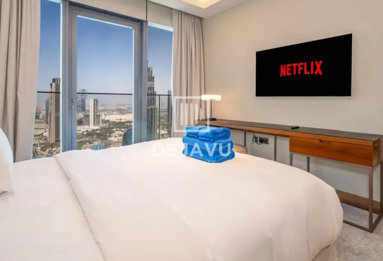 Furnished | Burj Khalifa View | Prime Investment