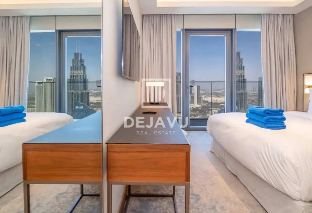 Furnished | Burj Khalifa View | Prime Investment