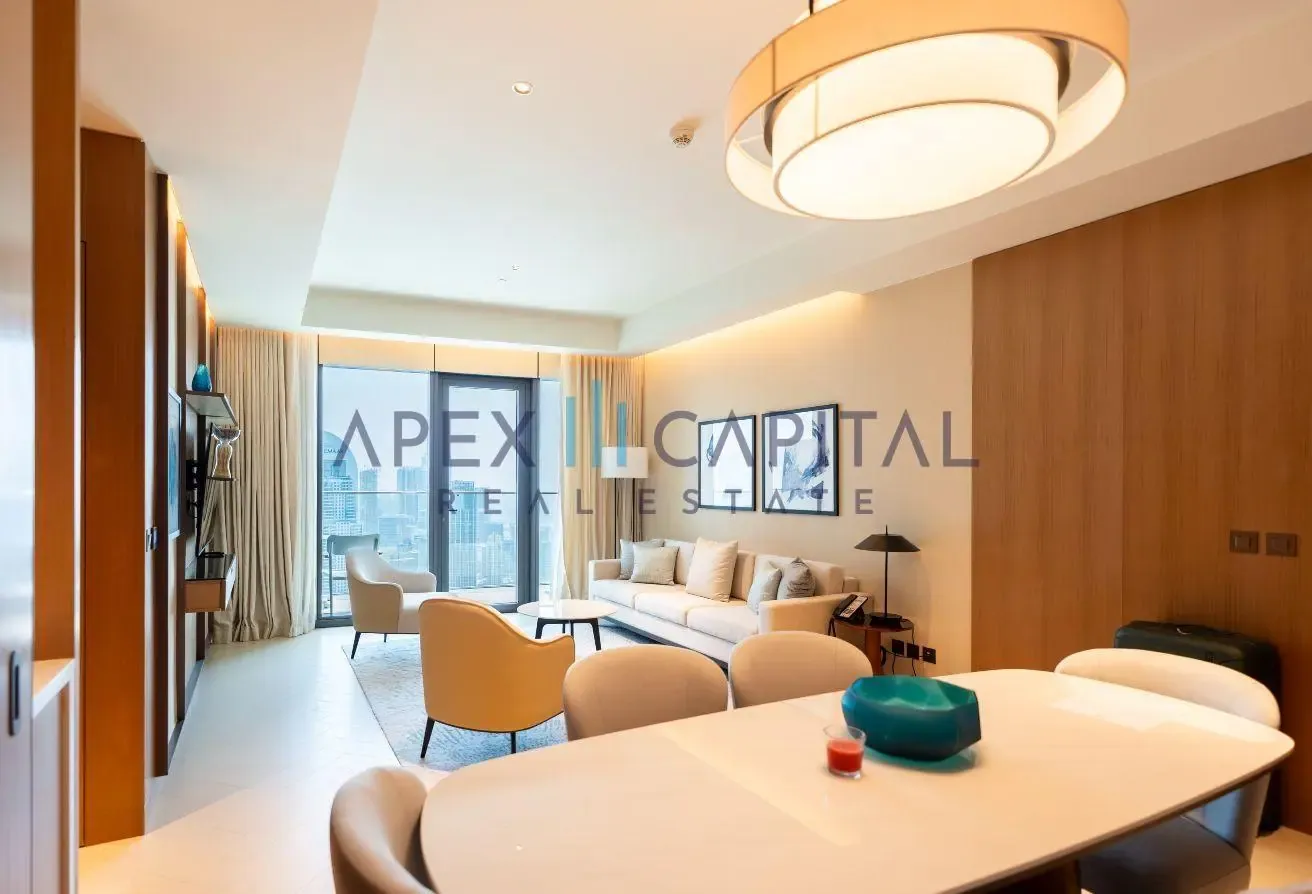 High Floor | Burj and Fountain view | Furnished
