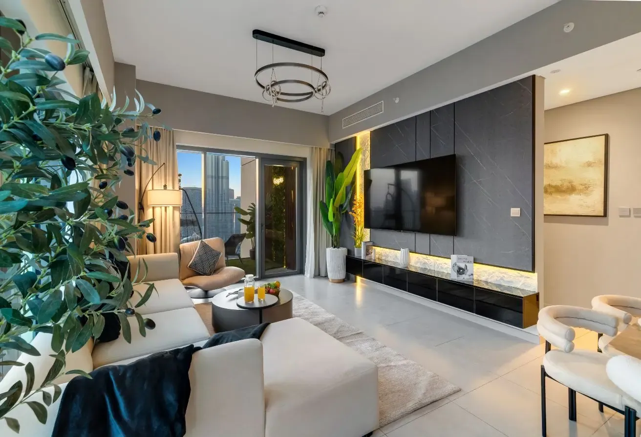 Luxury Furnished 3BR  Burj Khalifa Views