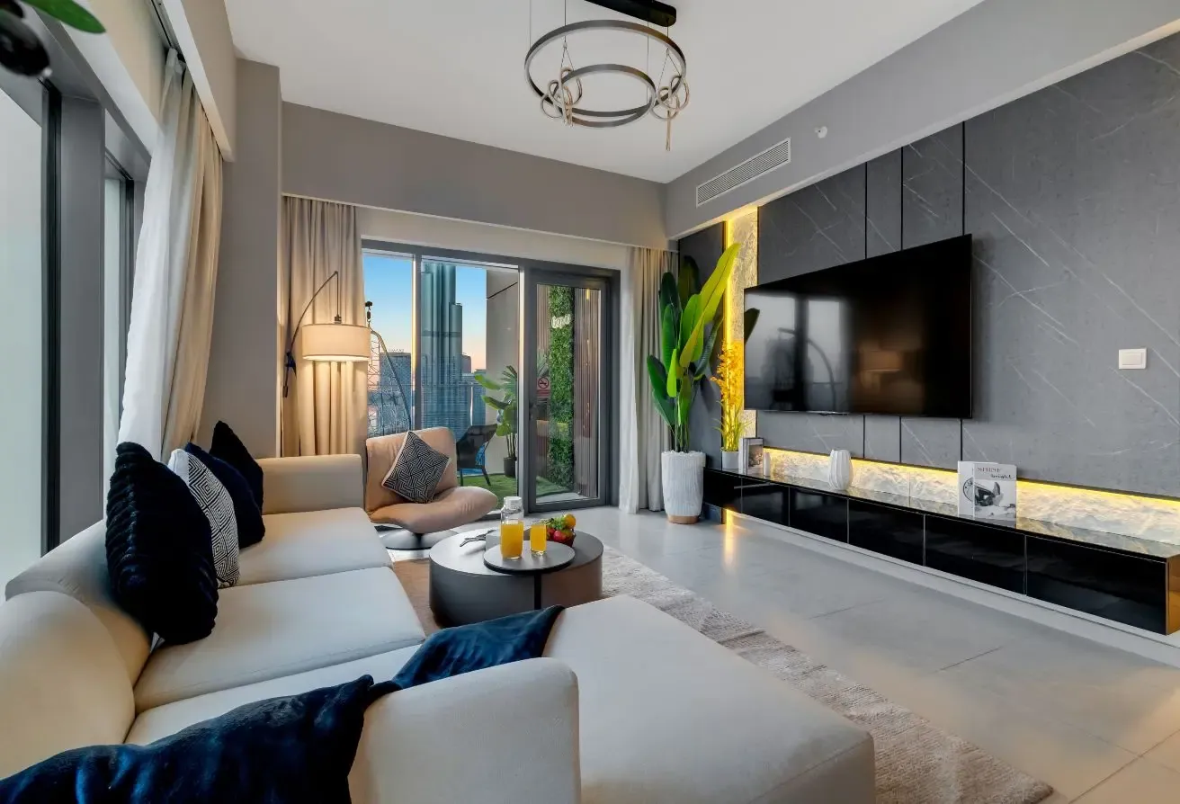 Luxury Furnished 3BR  Burj Khalifa Views