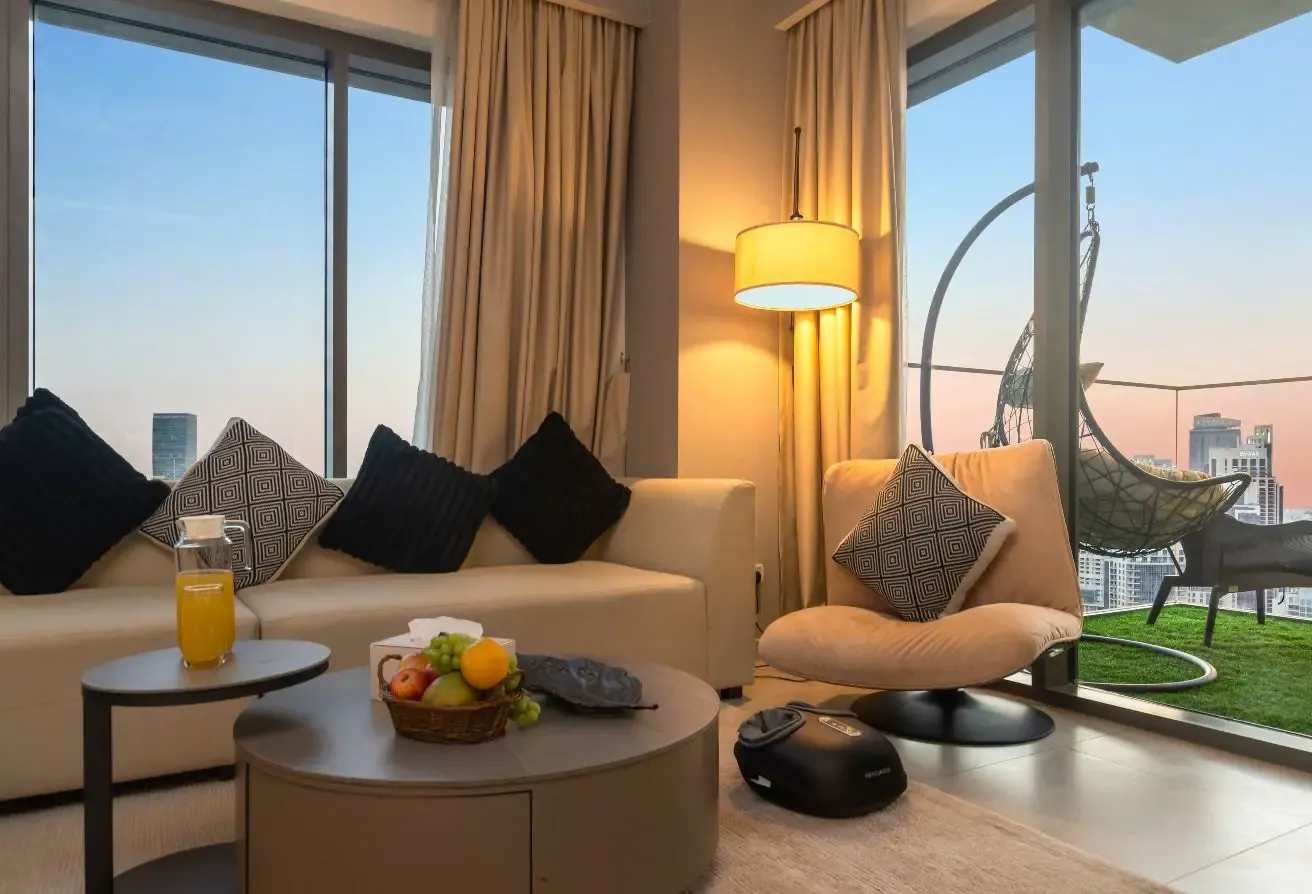 Luxury Furnished 3BR  Burj Khalifa Views