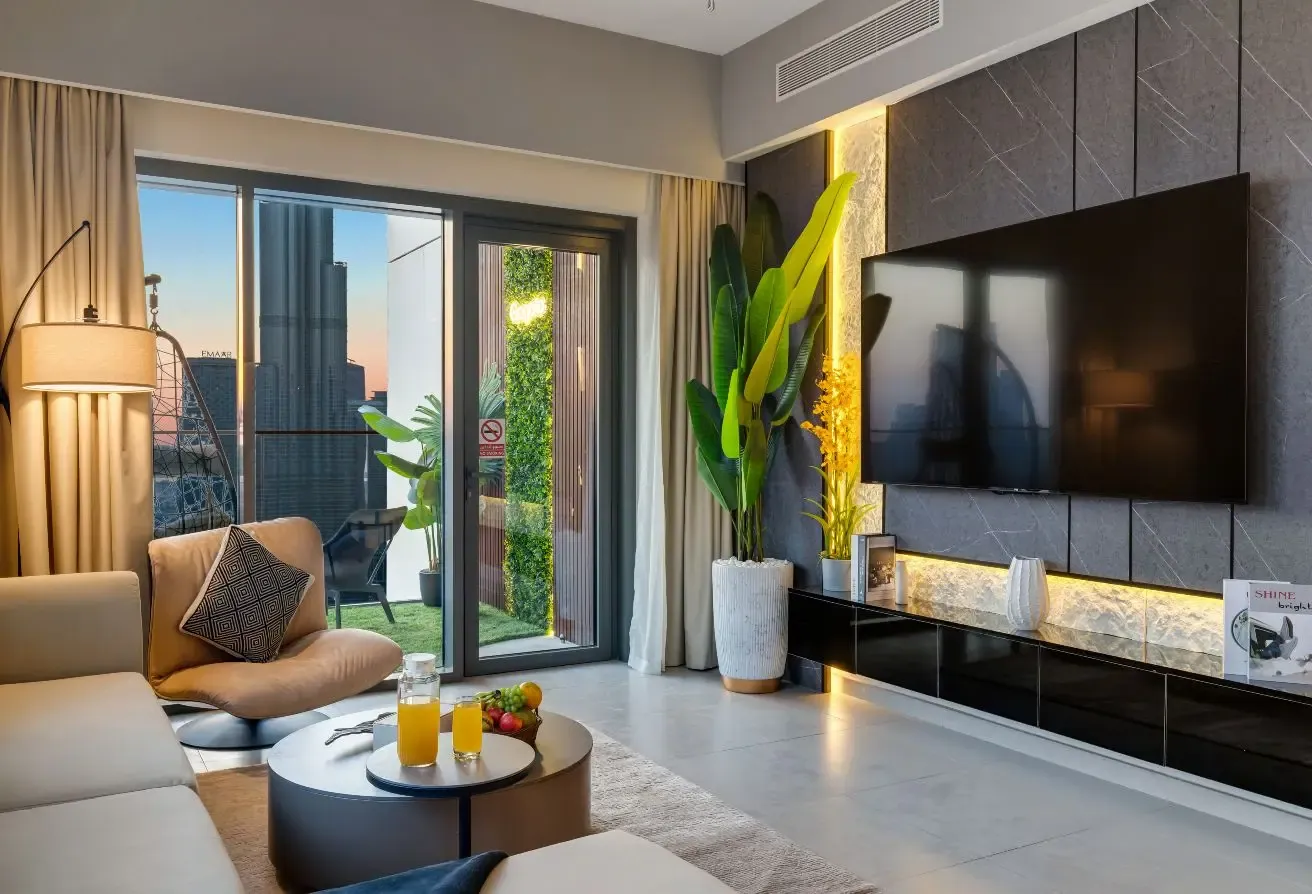 Luxury Furnished 3BR  Burj Khalifa Views