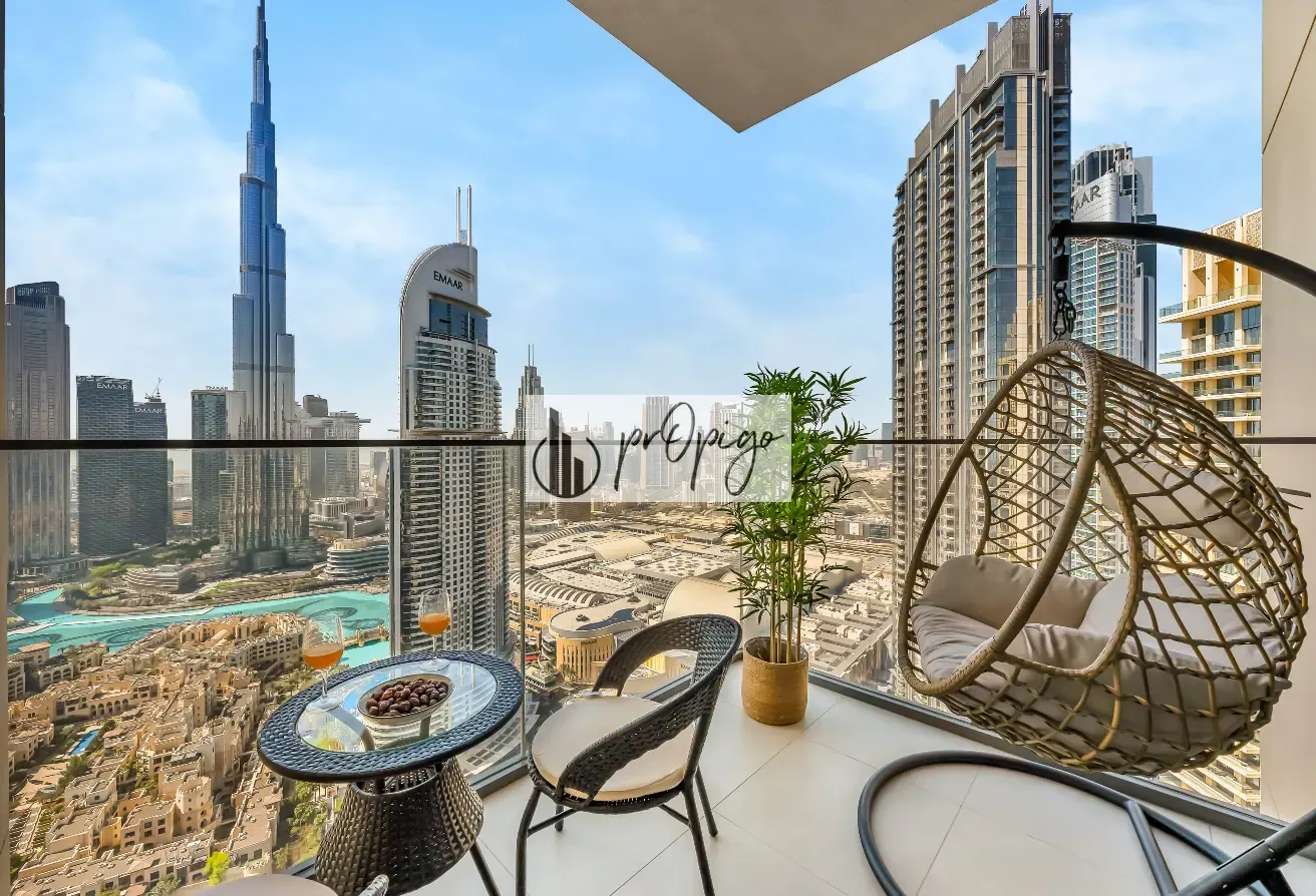 Burj Royale | High floor Burj view | No Commission