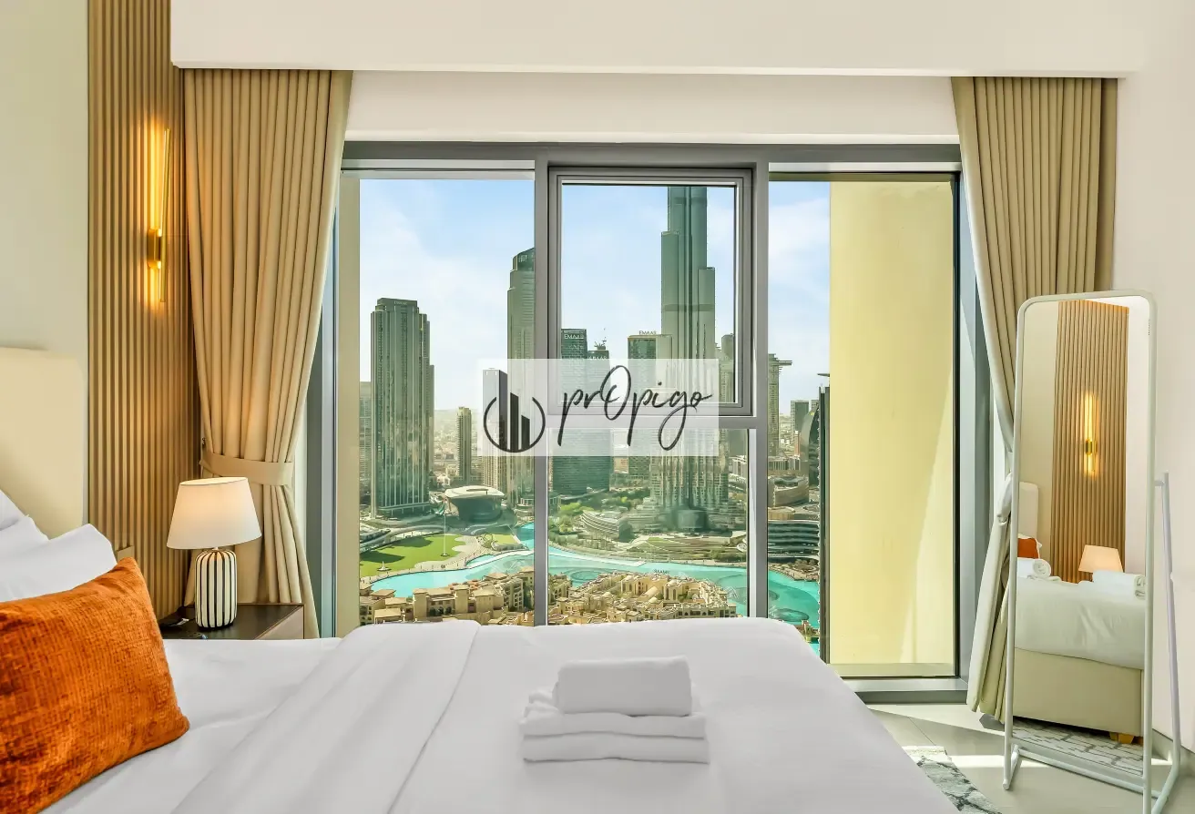 Burj Royale | High floor Burj view | No Commission