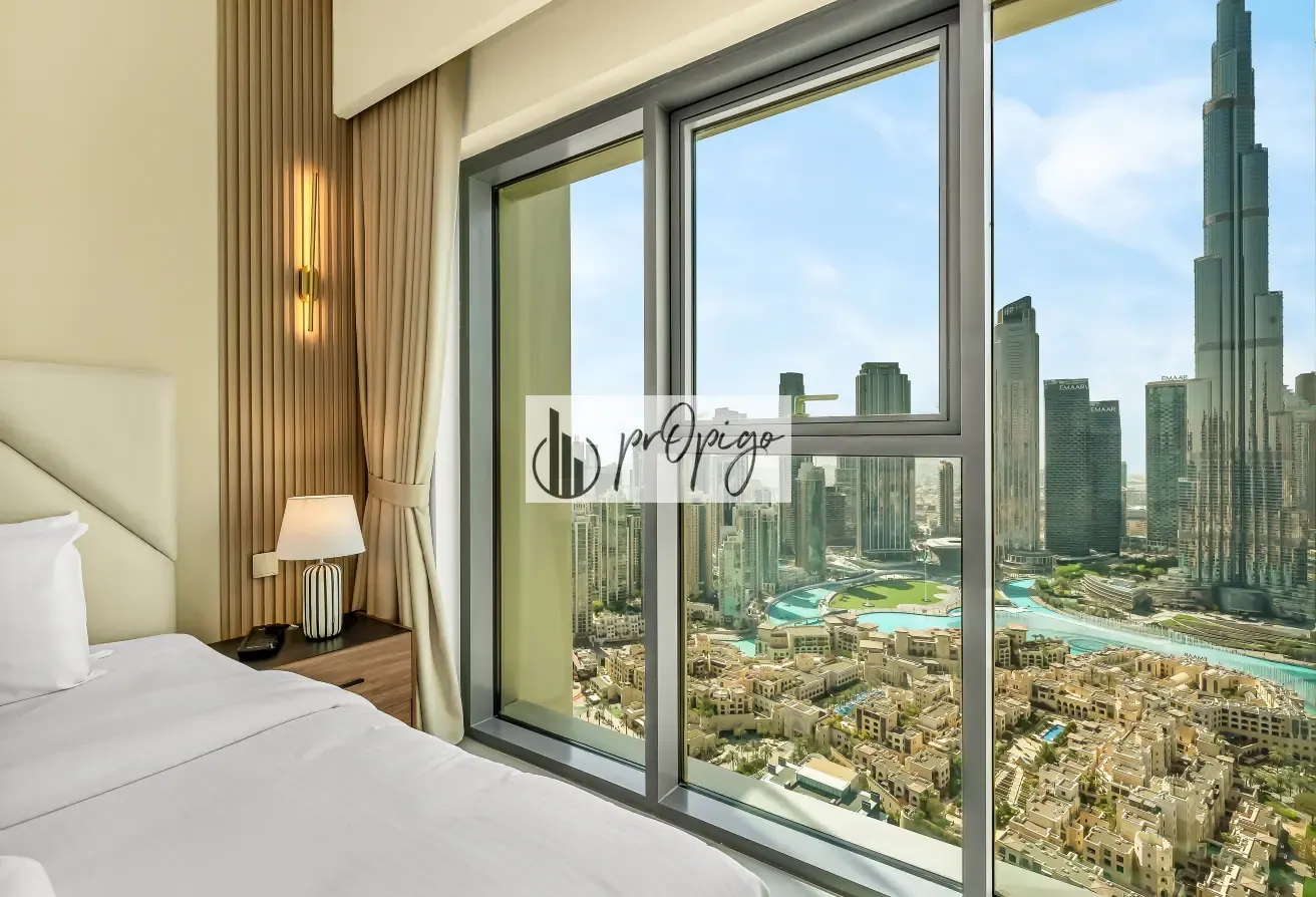 Burj Royale | High floor Burj view | No Commission