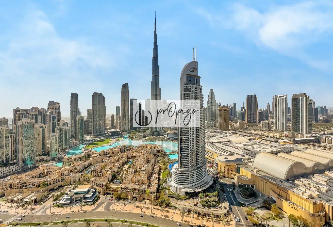 Burj Royale | High floor Burj view | No Commission