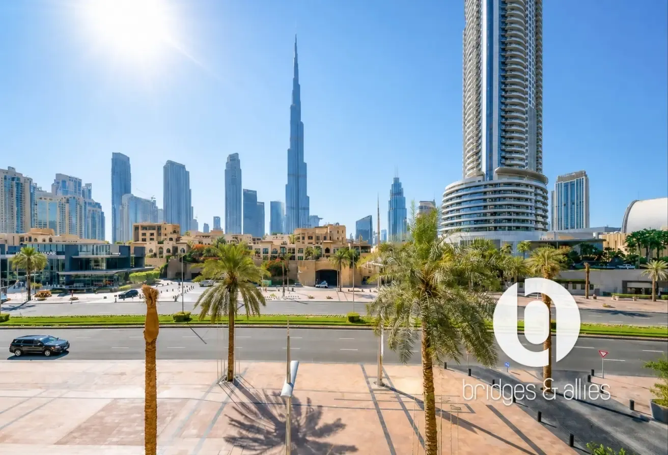 BURJ KHALIFA VIEW | 2 BEDROOMS + STUDY | AVAILABLE