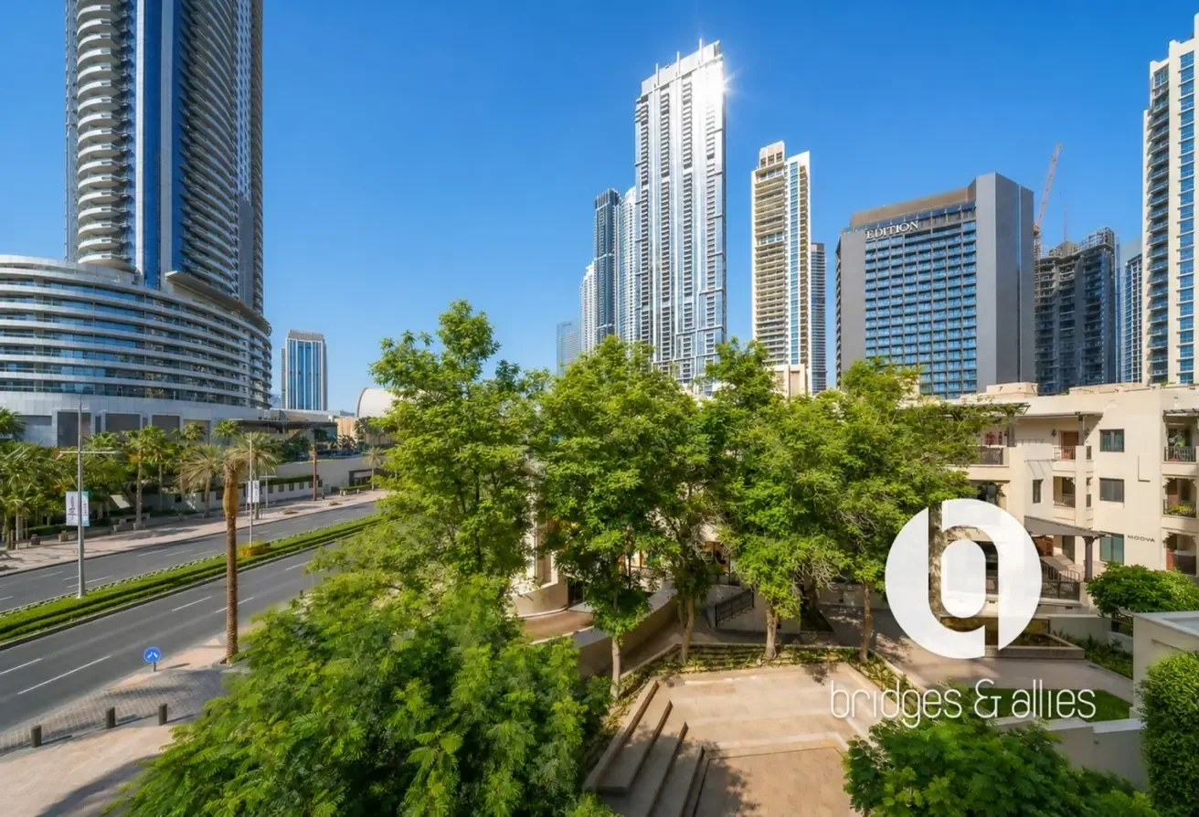 BURJ KHALIFA VIEW | 2 BEDROOMS + STUDY | AVAILABLE