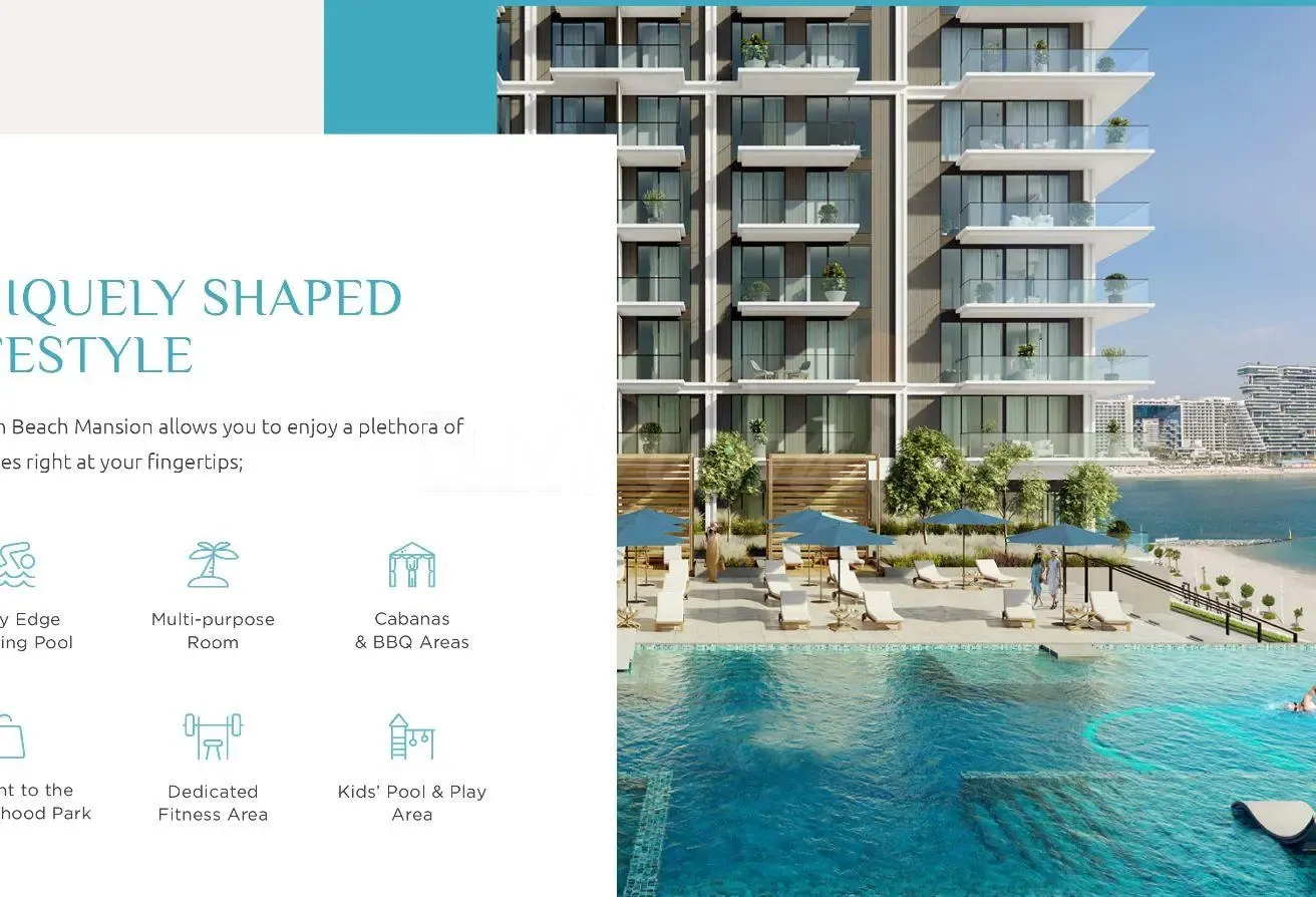 Exclusive Waterfront 2BR Beach Mansion by Emaar