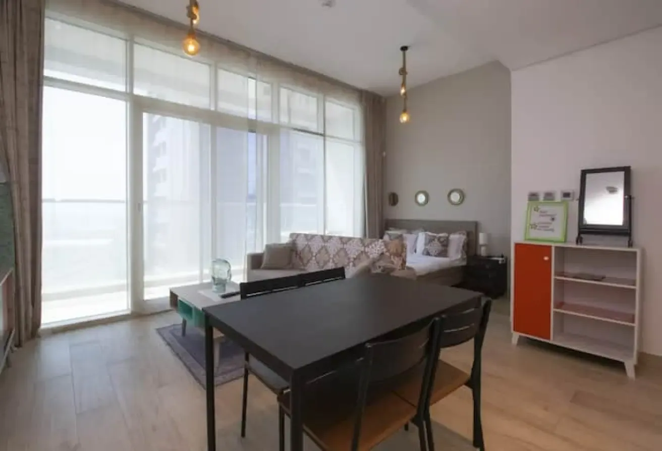 Marina View Studio | Balcony, Pool & Gym Access