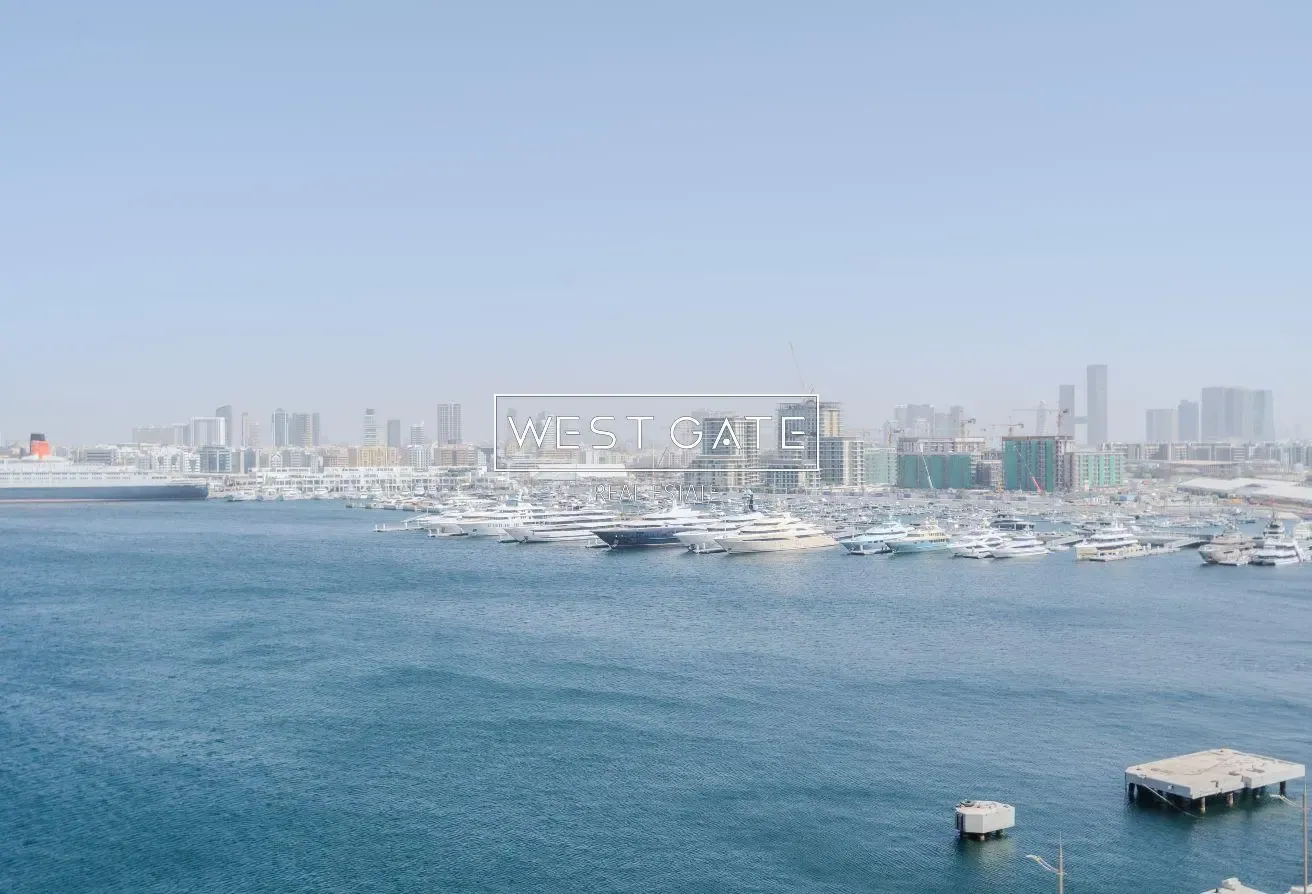 High-Floor 1BR | Burj Khalifa & Sea Views