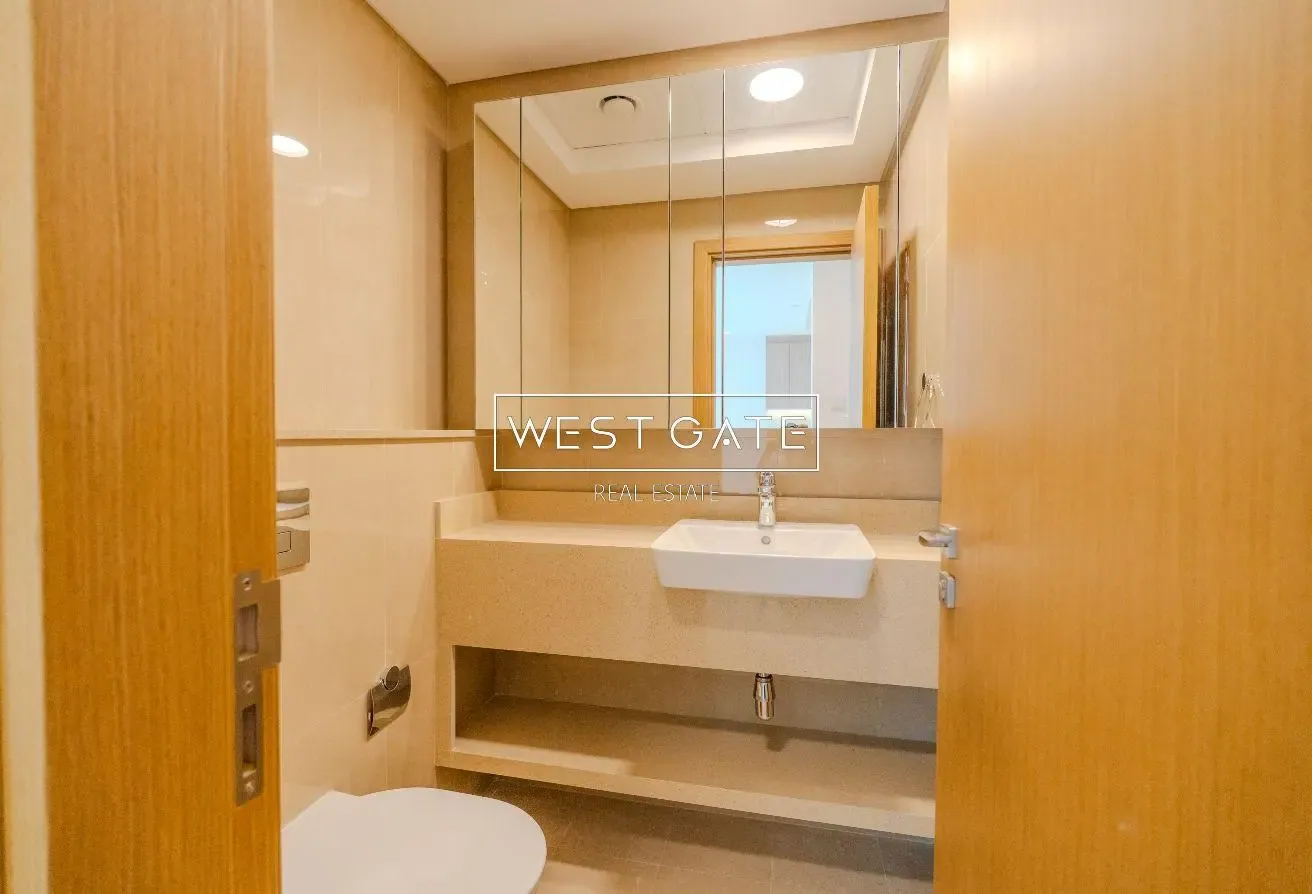 High-Floor 1BR | Burj Khalifa & Sea Views