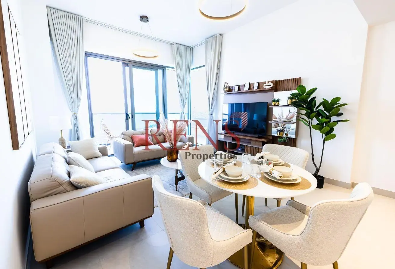 Furnished 1BR | Sea & City View | Prime Living