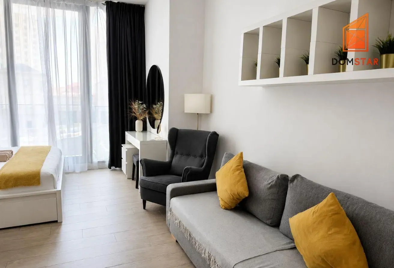 Elegant Furnished Studio|Premium Waterfront Living
