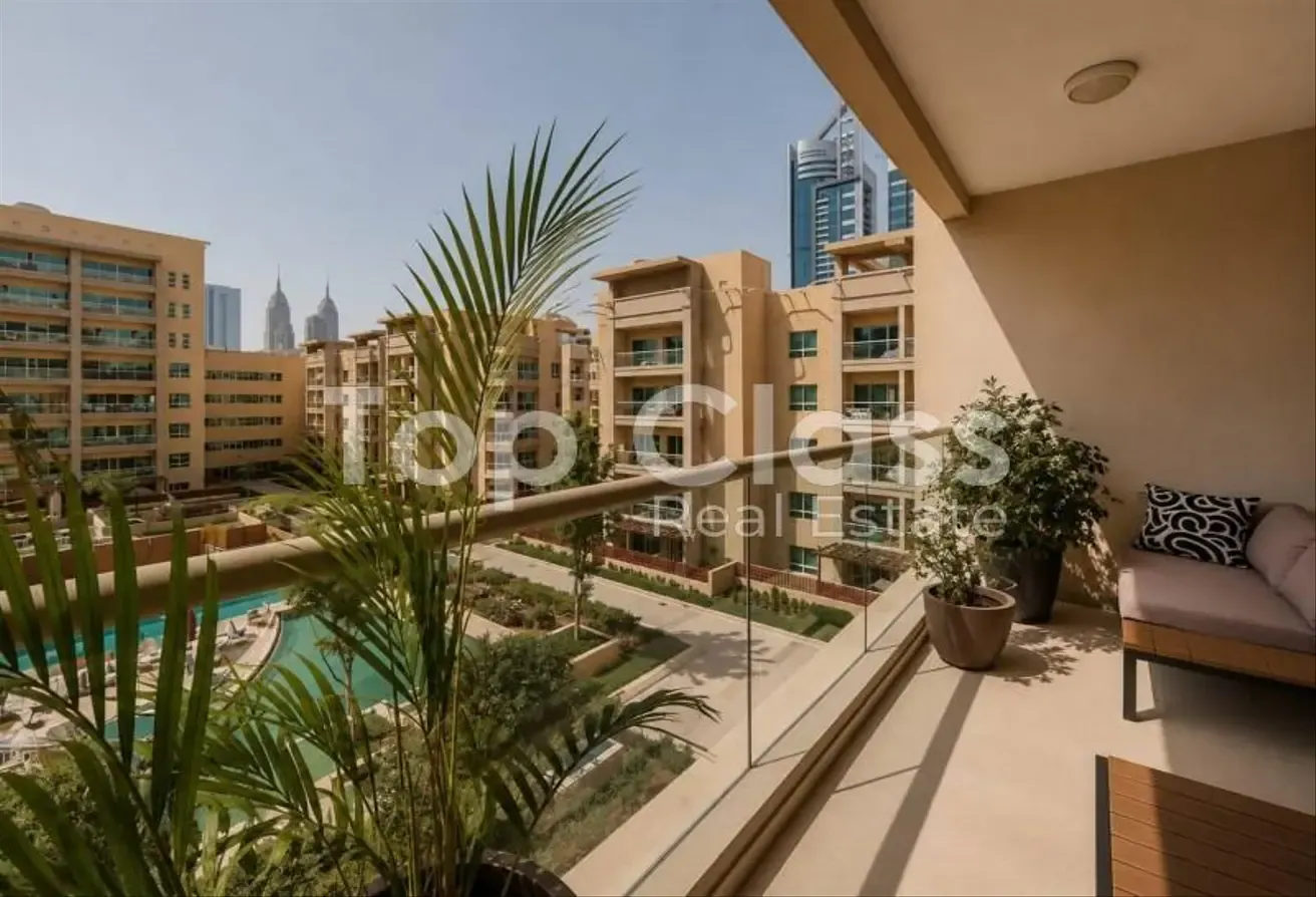 Furnished & Upgraded | Pool View | With Study