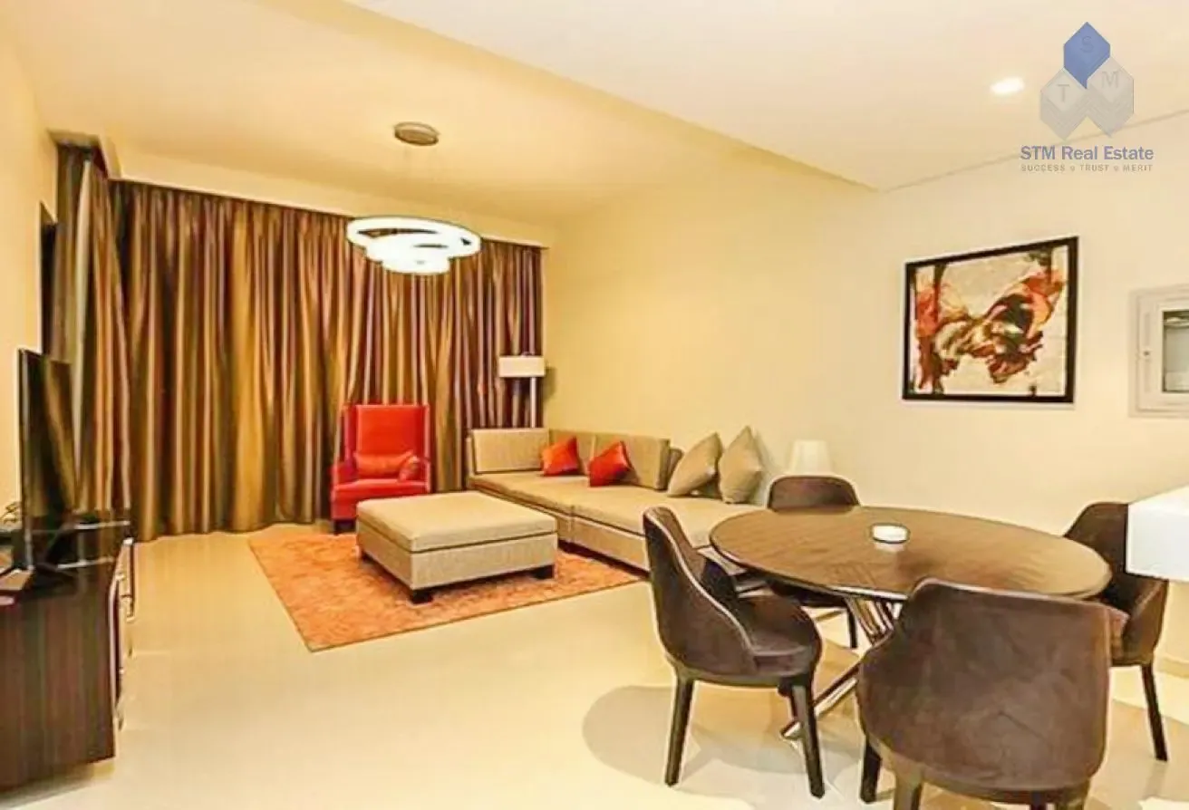 Furnished 1BR | 12 Cheques | Golf Course View