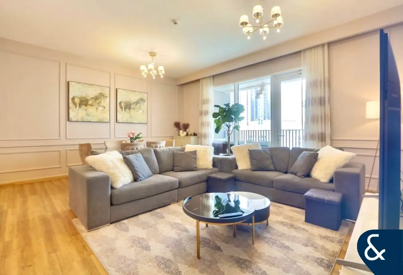 Full Burj View | Upgraded | Furnished | 3 Bed