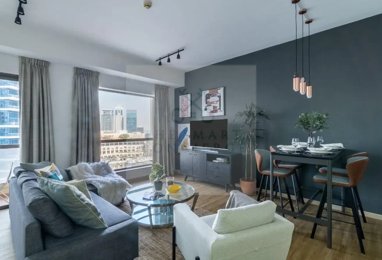 Fantastic 1 BR in JBR with Marina views!
