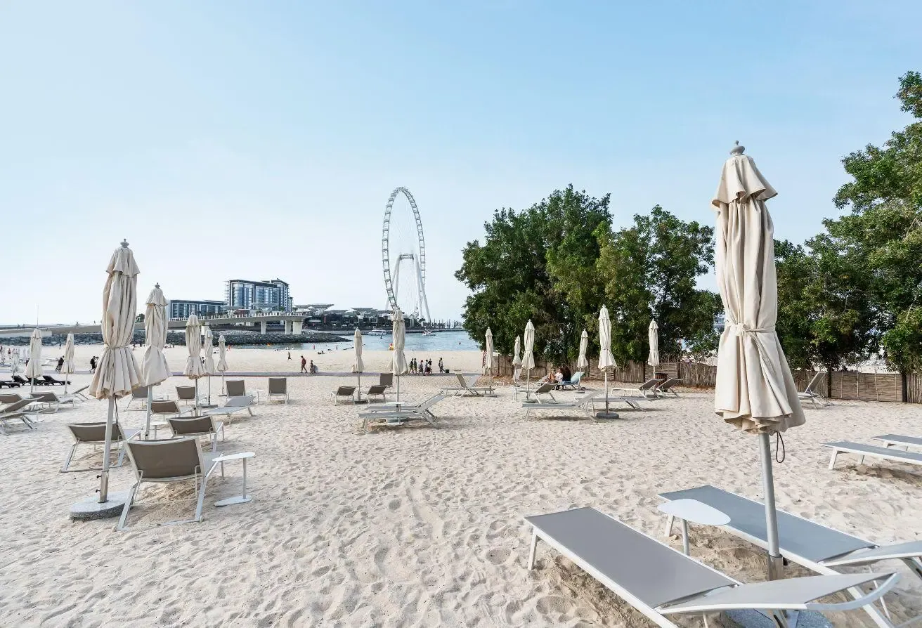 Luxury 4BR in JBR, Sea View & Private Beach Access