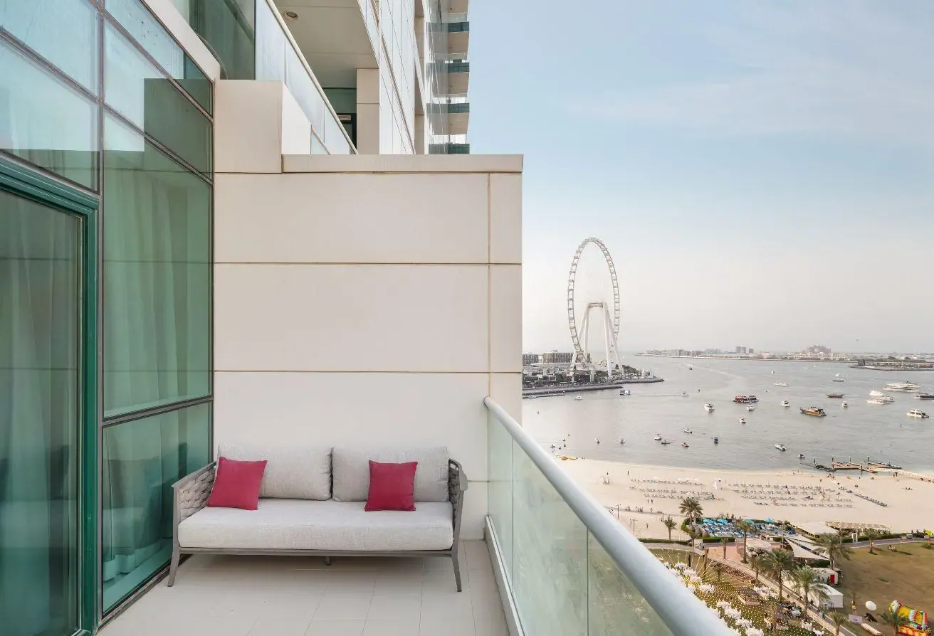 Luxury 4BR in JBR, Sea View & Private Beach Access