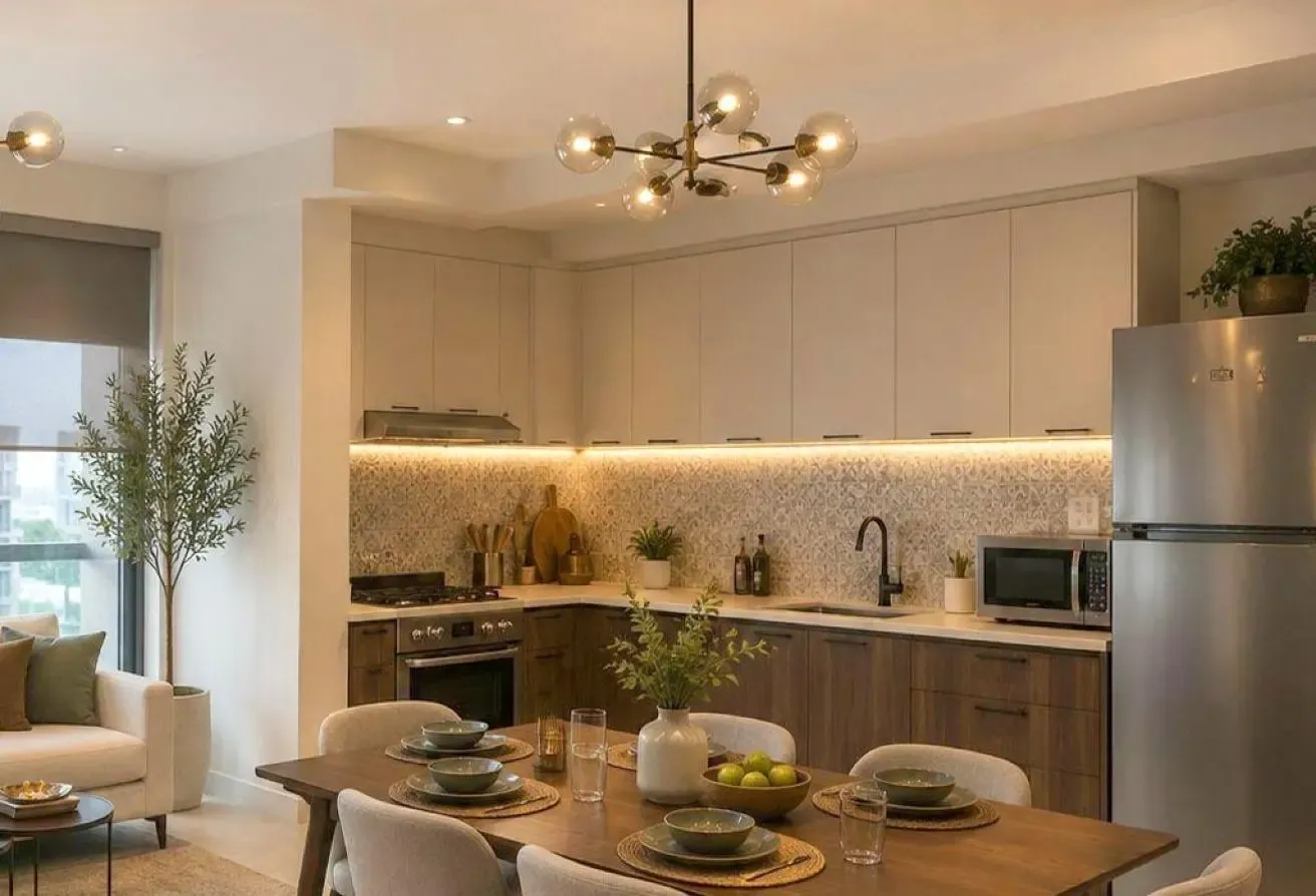 Fully Furnished 1 bed - Dubai South - 12 Cheques
