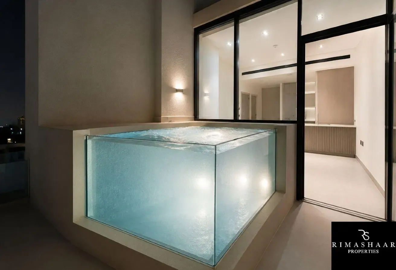 1BR+Study | Private Pool | Vacant | High Floor